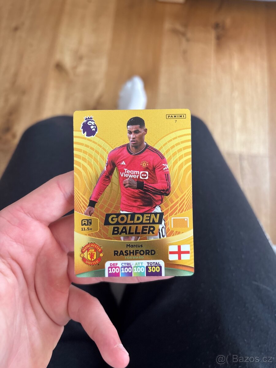 Golden baller rashofr panini sběratelské kartičky