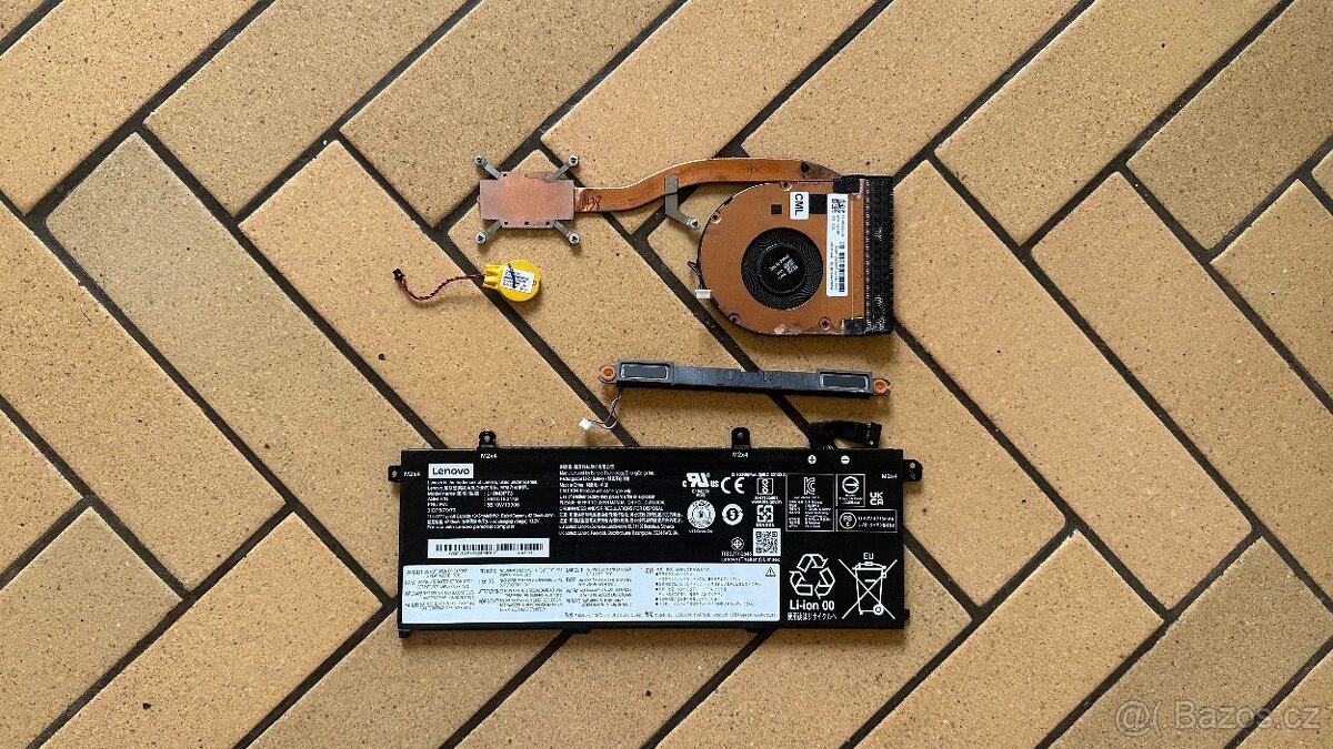 Náhradní díly Lenovo ThinkPad T490 / T14 - baterie, heatsink