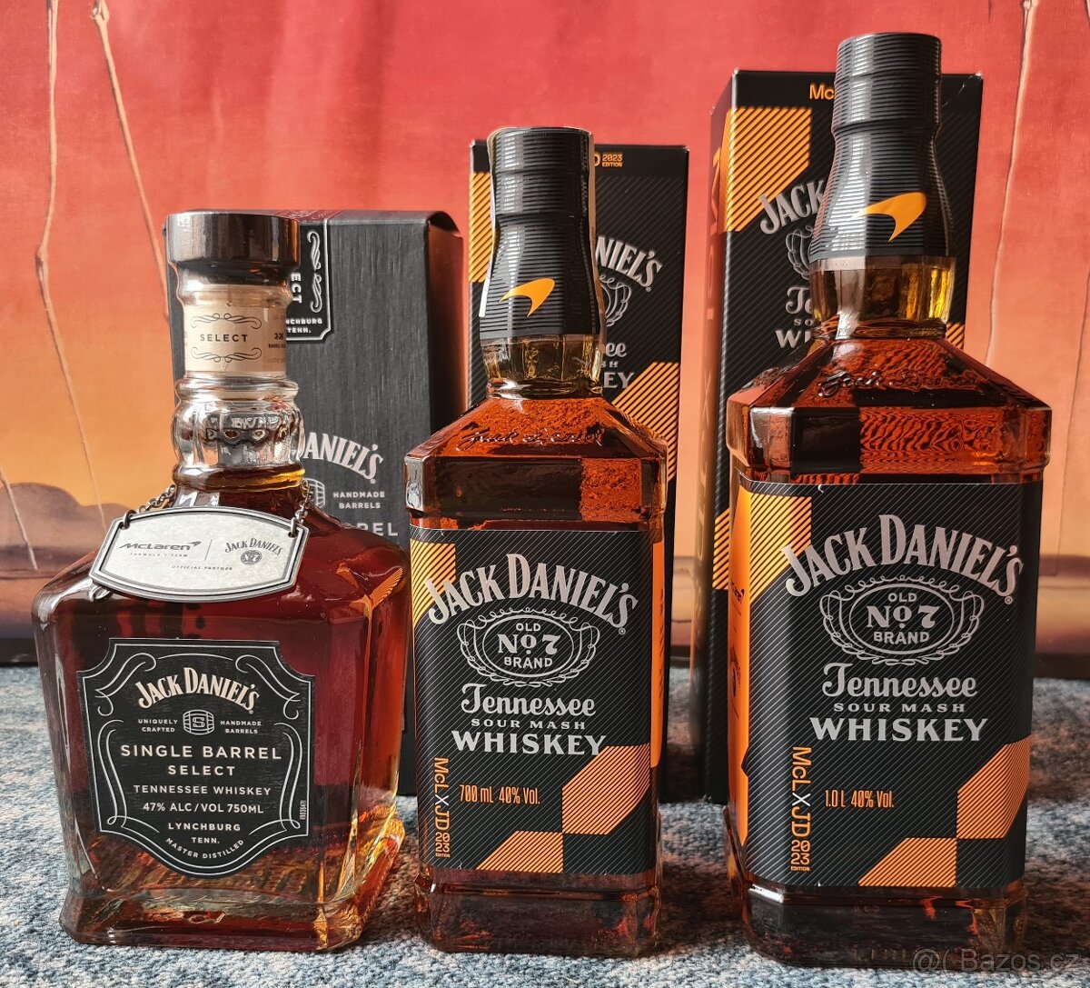 Jack Daniel's McLaren 2023 kompletní set