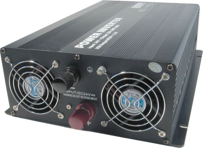 Měnič napětí 24V/230V 3500W, Soluowill NM3,5K, modifikovaná