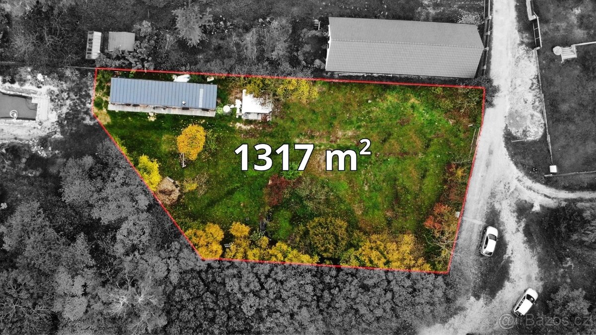 Prodej stavebního pozemku 1317 m² Uhlířská Lhota - Rasochy