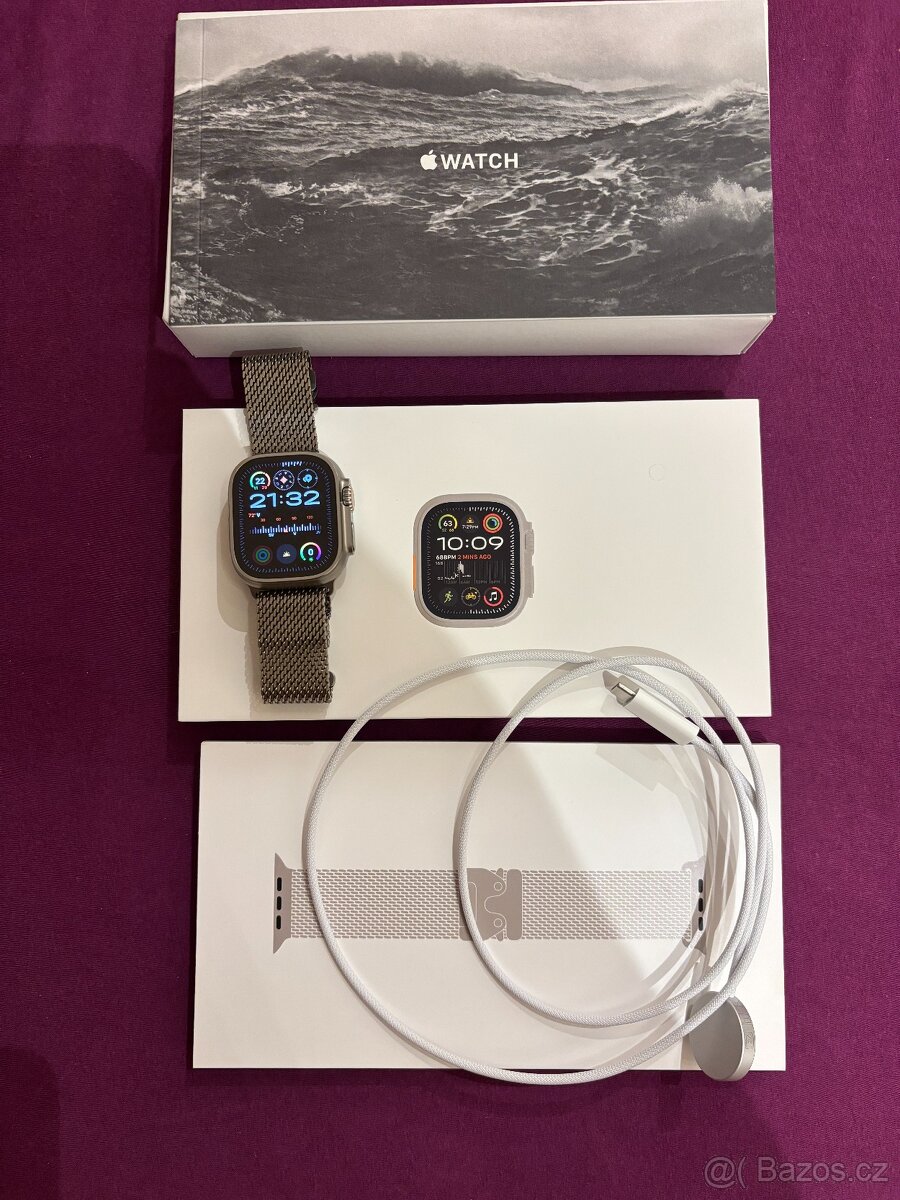Apple Watch Ultra 2 49 Natural Ti TI řemínek