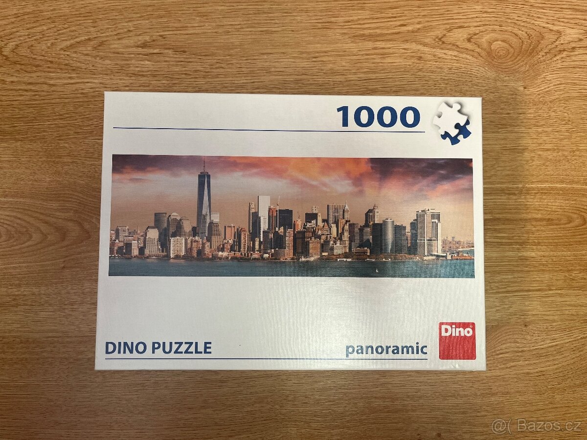 Puzzle 1000 Manhattan za soumraku Panoramic