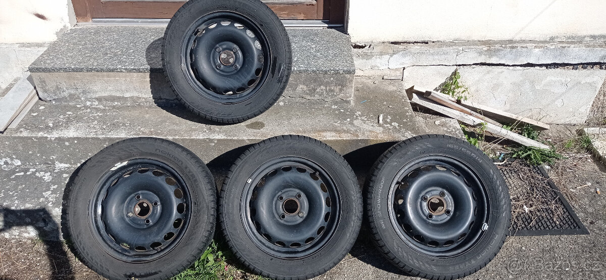 Prodám kola se zimními pneu 165/65 R14