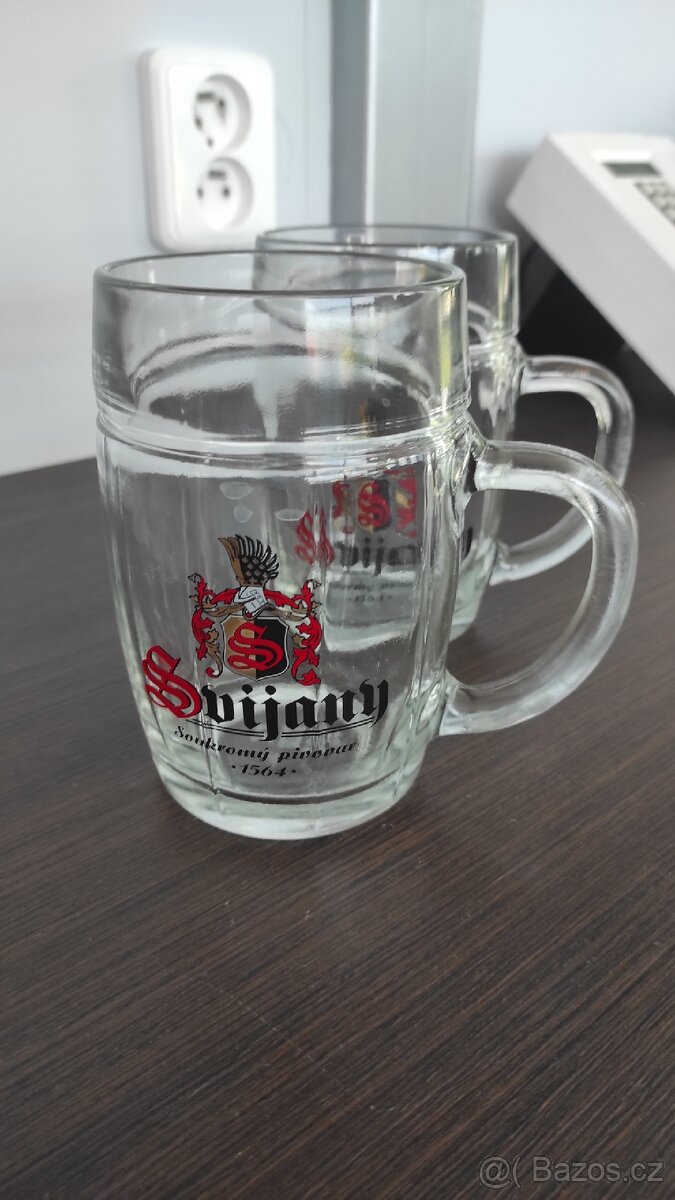 Pivní sklo/krýgl Svijany 0,5l