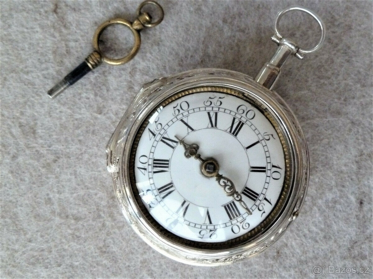 Kapesní hodinky Verge s opakovačem, Beringer Salzburg, stříb