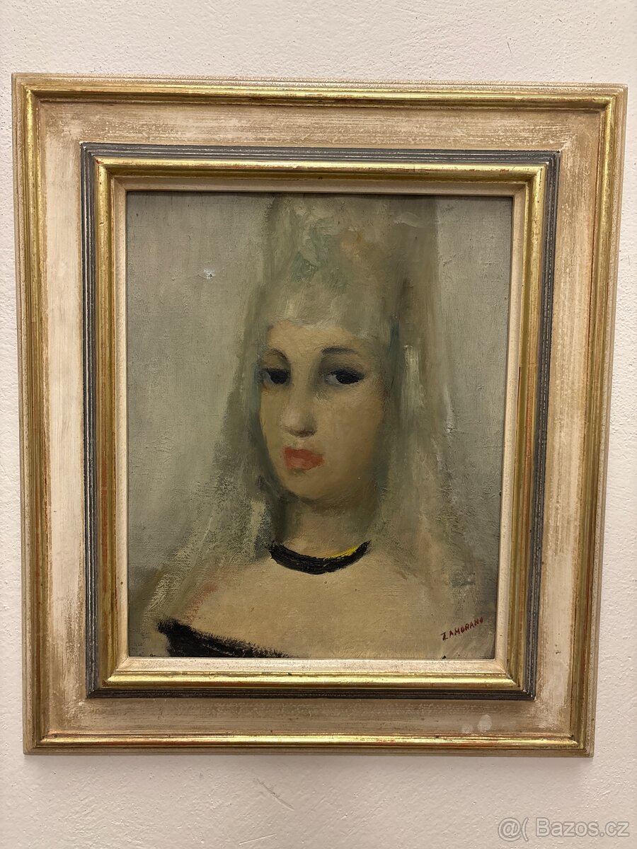 Starý obraz portrét ženy