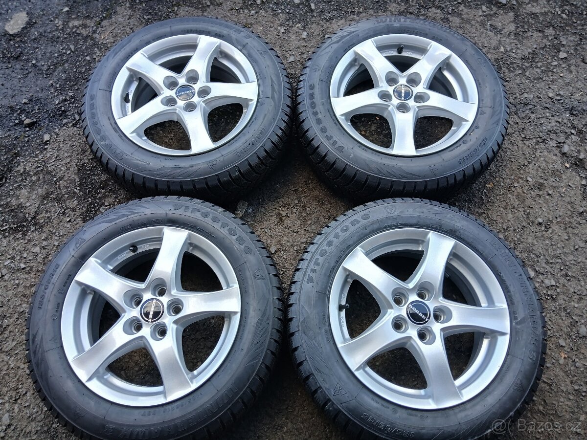 Prodám NOVOU sadu ALU kol Borbet 185/65R15 zimní