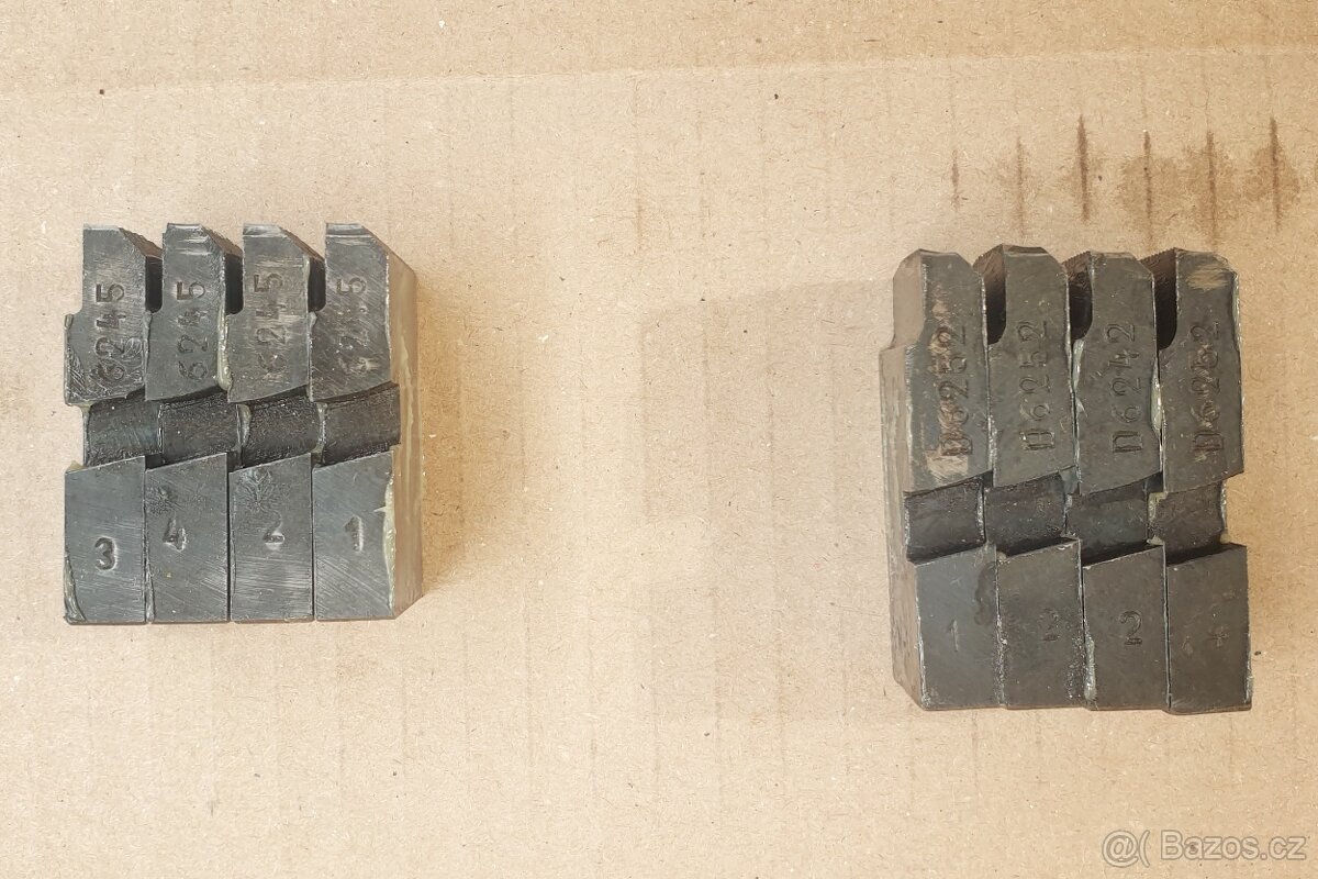 Čelisti do závitové hlavy