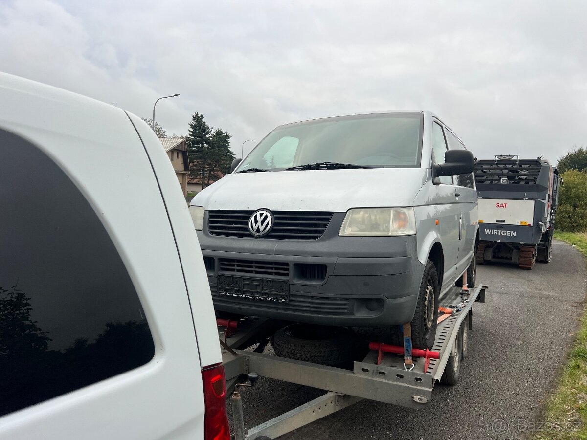 Vw T5 1.9tdi 75kw, 9 míst, rv 2008 TRANSPORTER