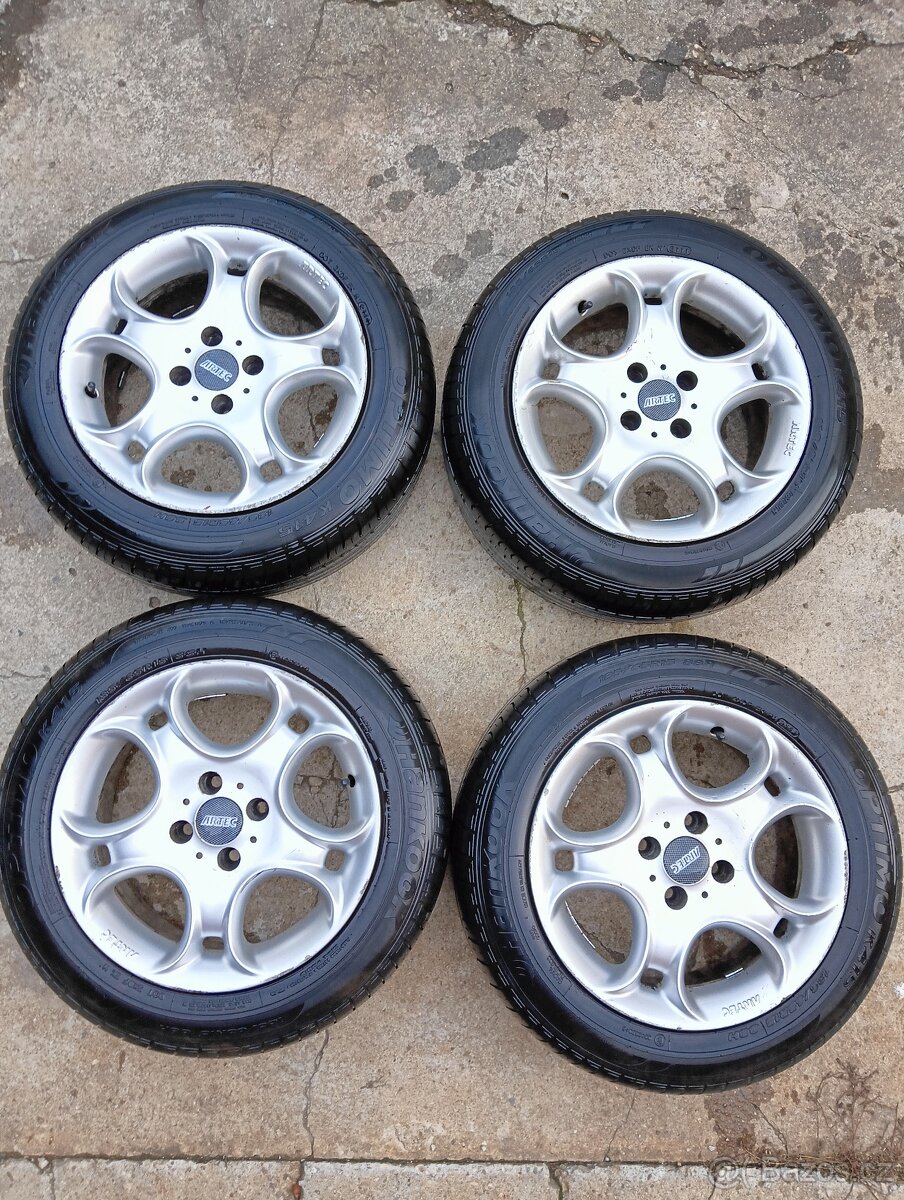 ALU kola 15", disky a pneumatiky