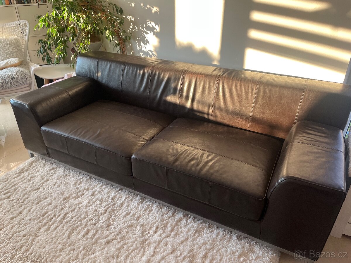 Kožená sedačka IKEA