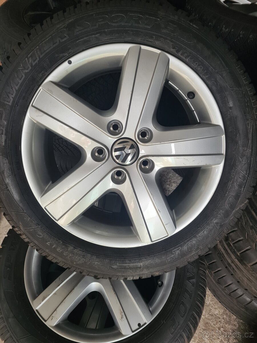 17" ALU VW T5 T6 + 215 60 17C zimní