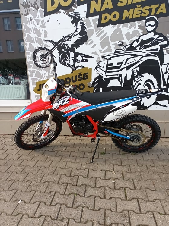 Pitbike Thunder 250cc 21/18 červená, možnost splátek