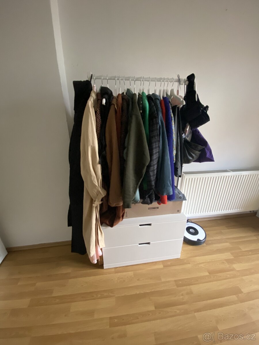 NORDLI komoda - 2. zasuvky + závesná tyč, IKEA