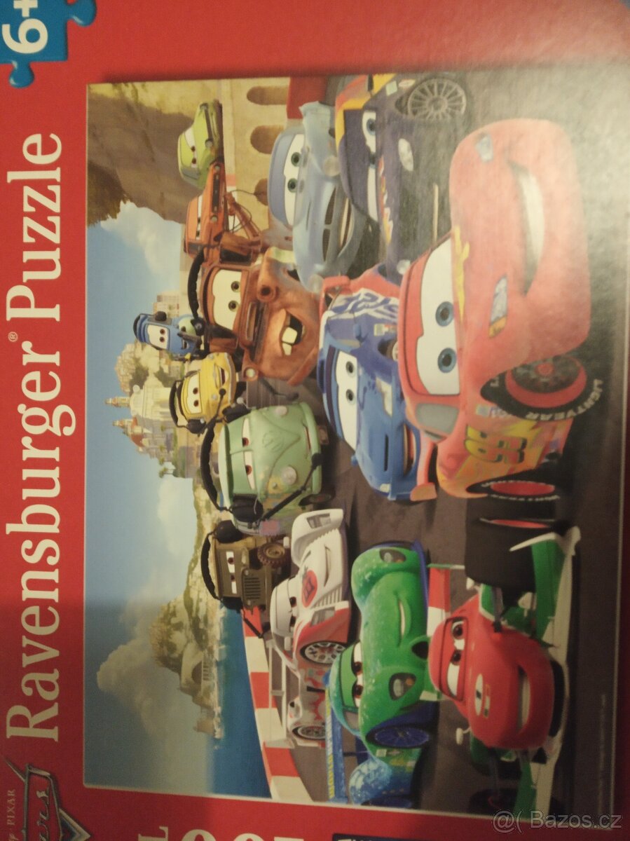 Puzzle Auta Cars a magnetický rybolov