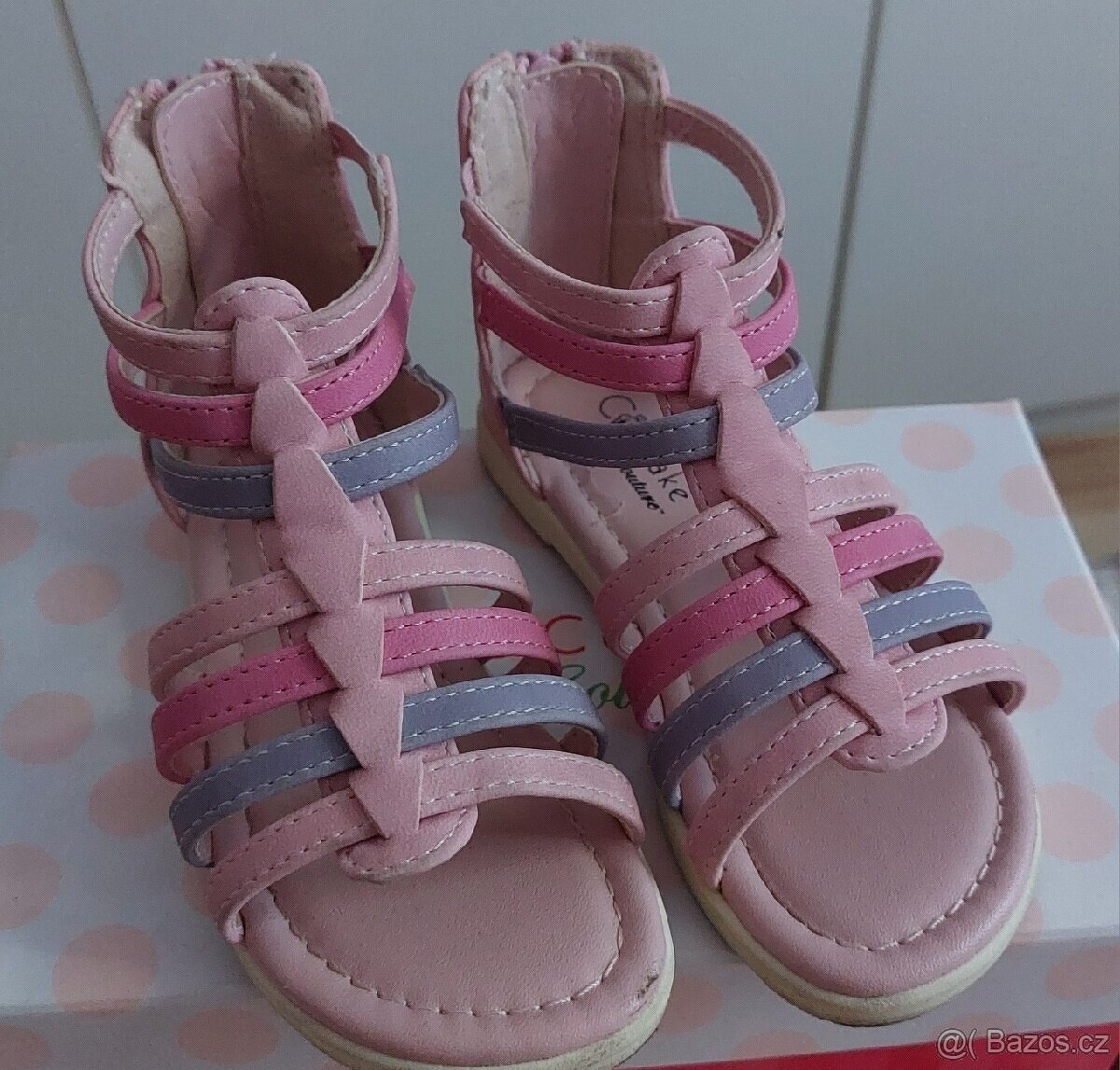 Dívčí sandálky Cupcake vel. 25