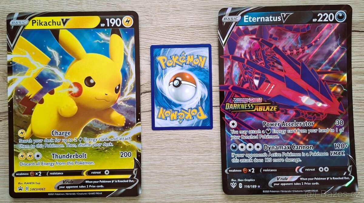 Velké karty Pokémon Jumbo / XXL – ORIGINÁLNÍ