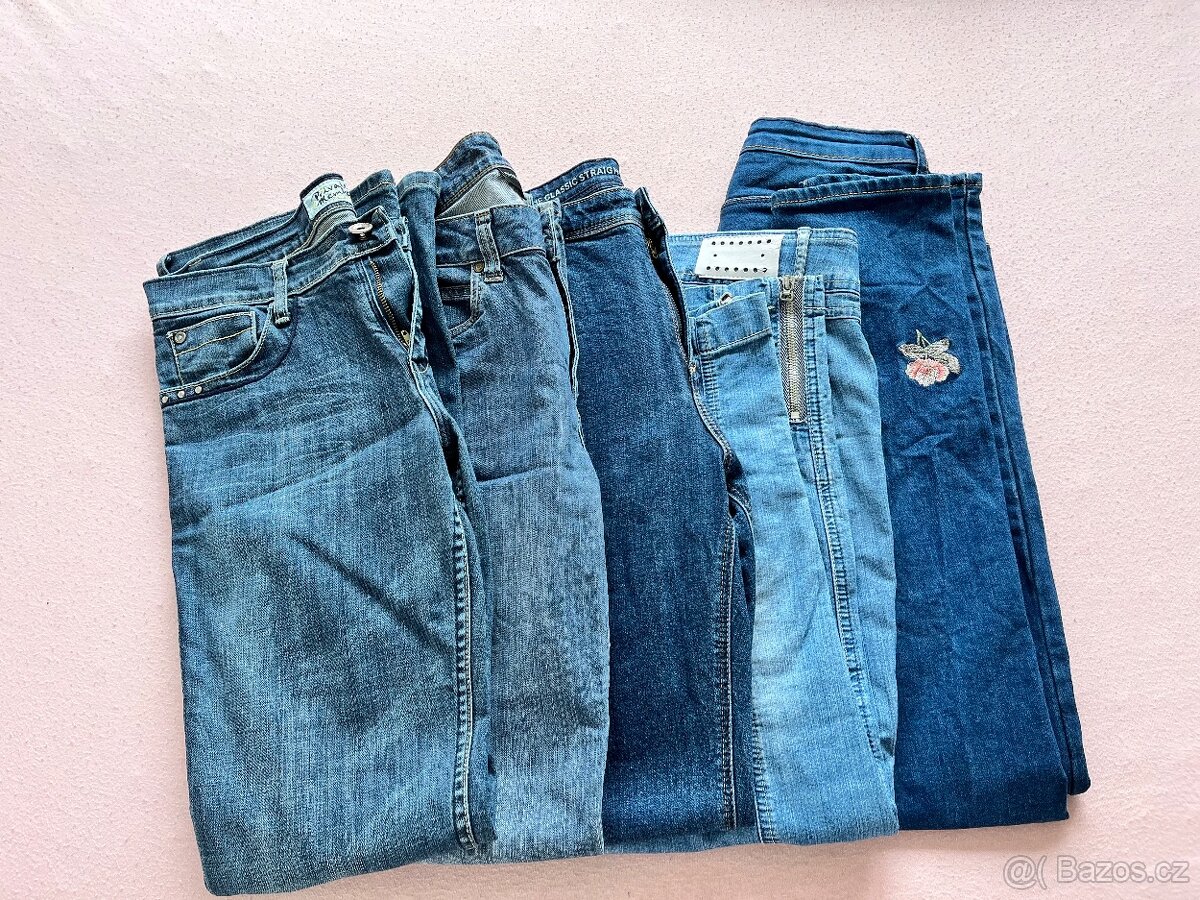 5x džiny jeans za 500