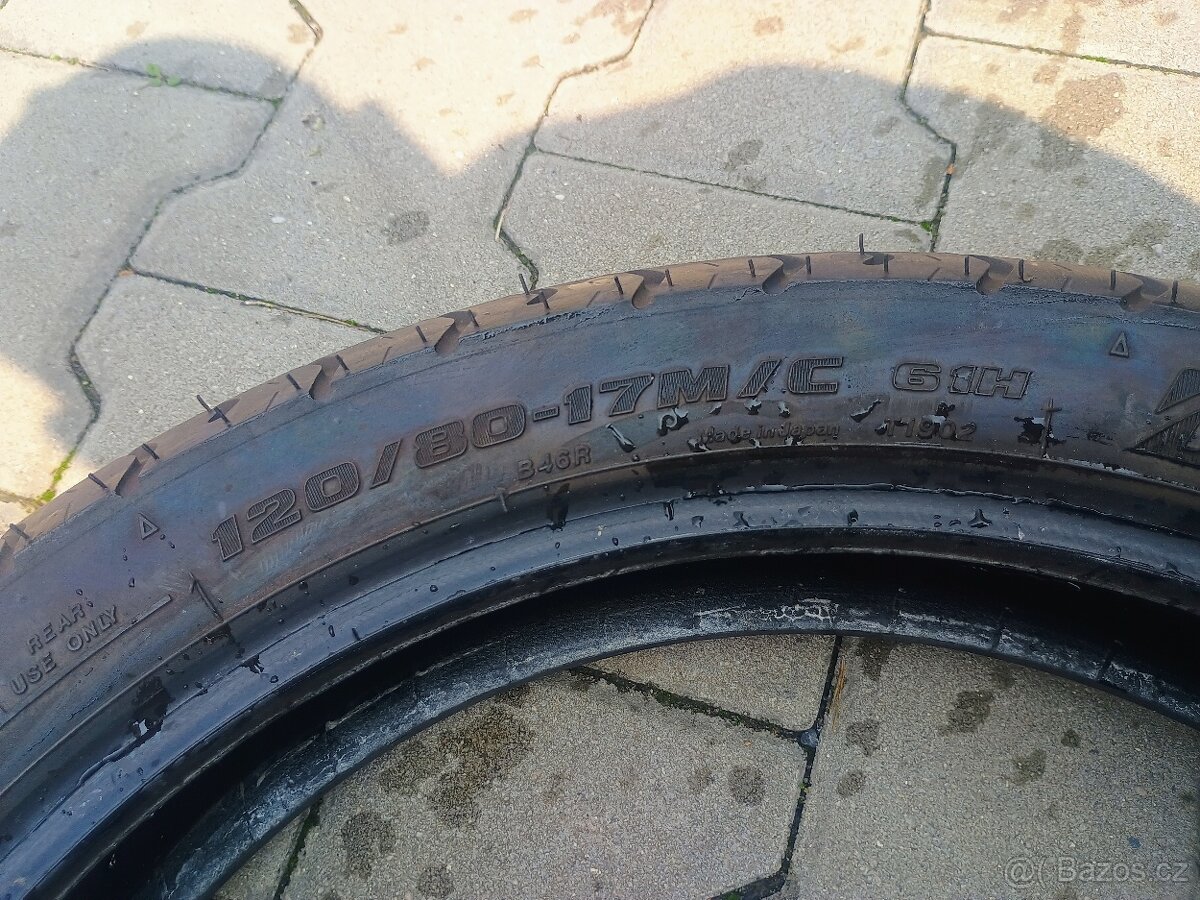 Pneu moto 120/80-17 Bridgestone