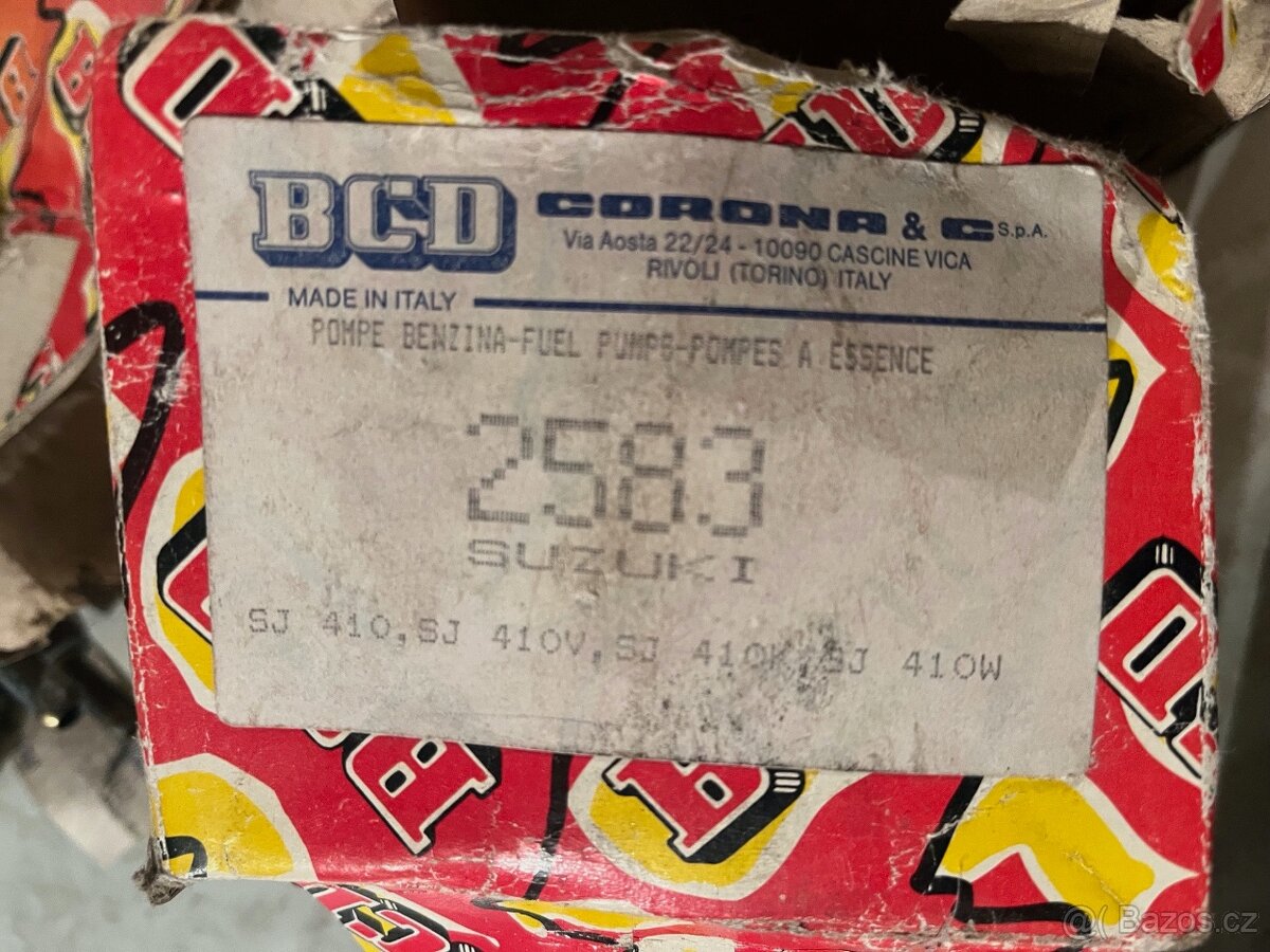Benzínová pumpa BCD 2583 Suzuki SJ
