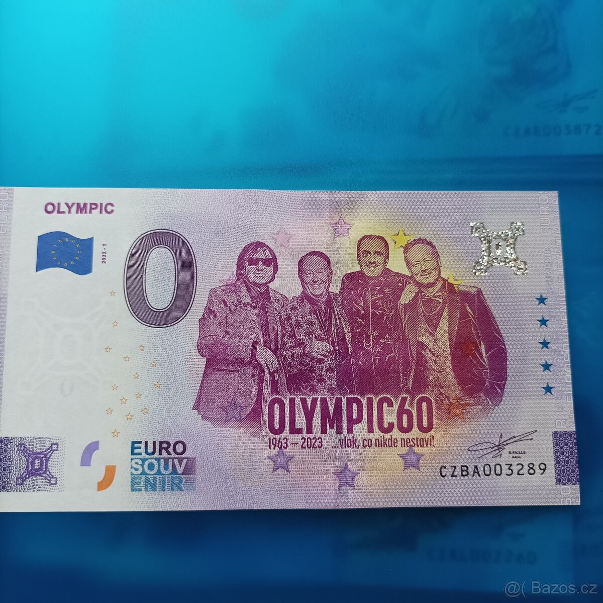 0 euro souvenír Olympic