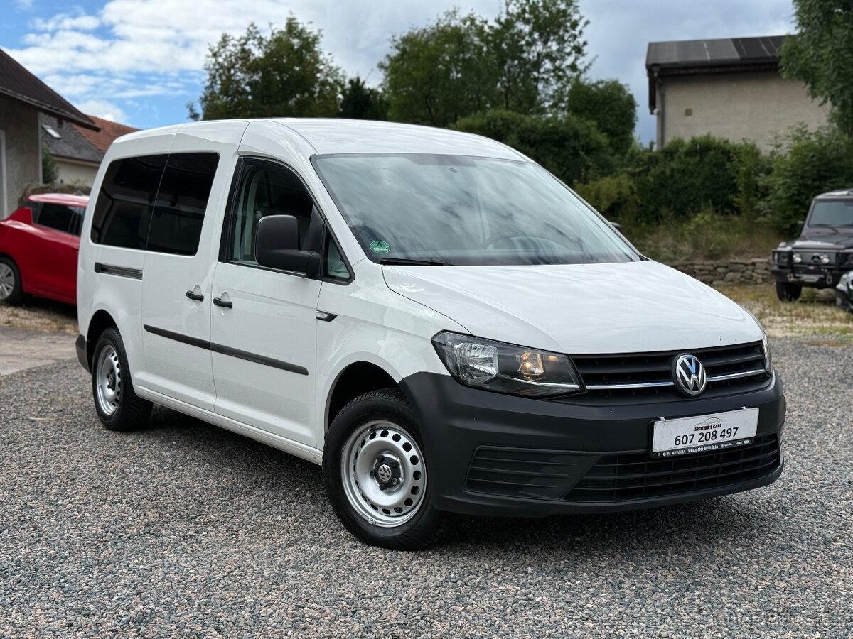 VW Caddy 2.0tdi Long / Maxi / 5mist / tažné / 1. Majitel