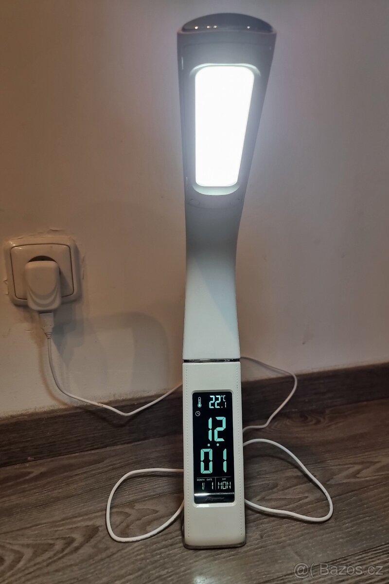 Stolní lampička LED bílá