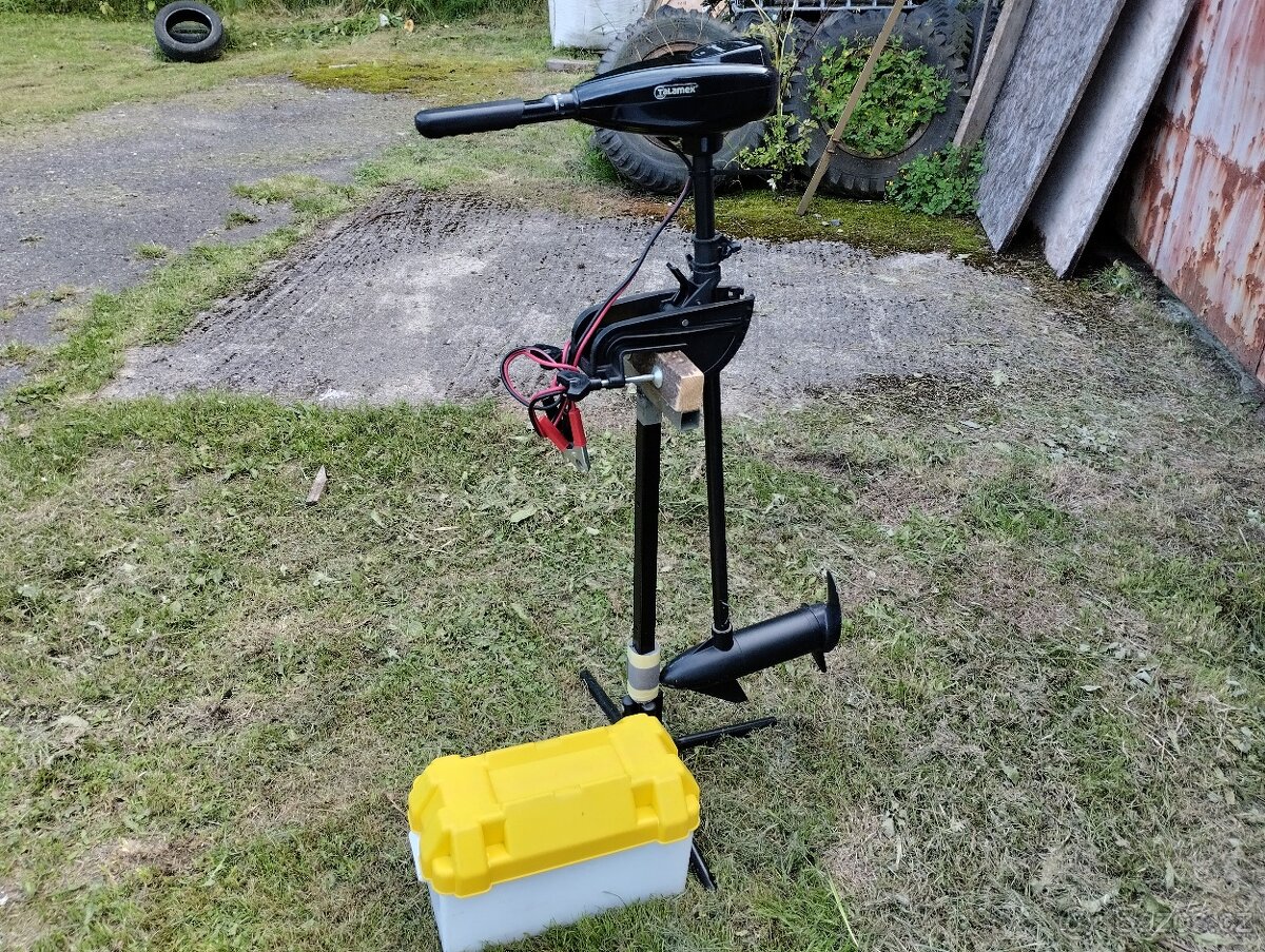 Lodní elektromotor Talamex LM 48 + baterie + nabiječka