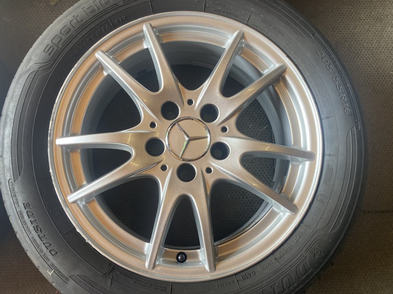 Alu kola MERCEDES B-Klasse W246 16" DUNLOP 205/55R16