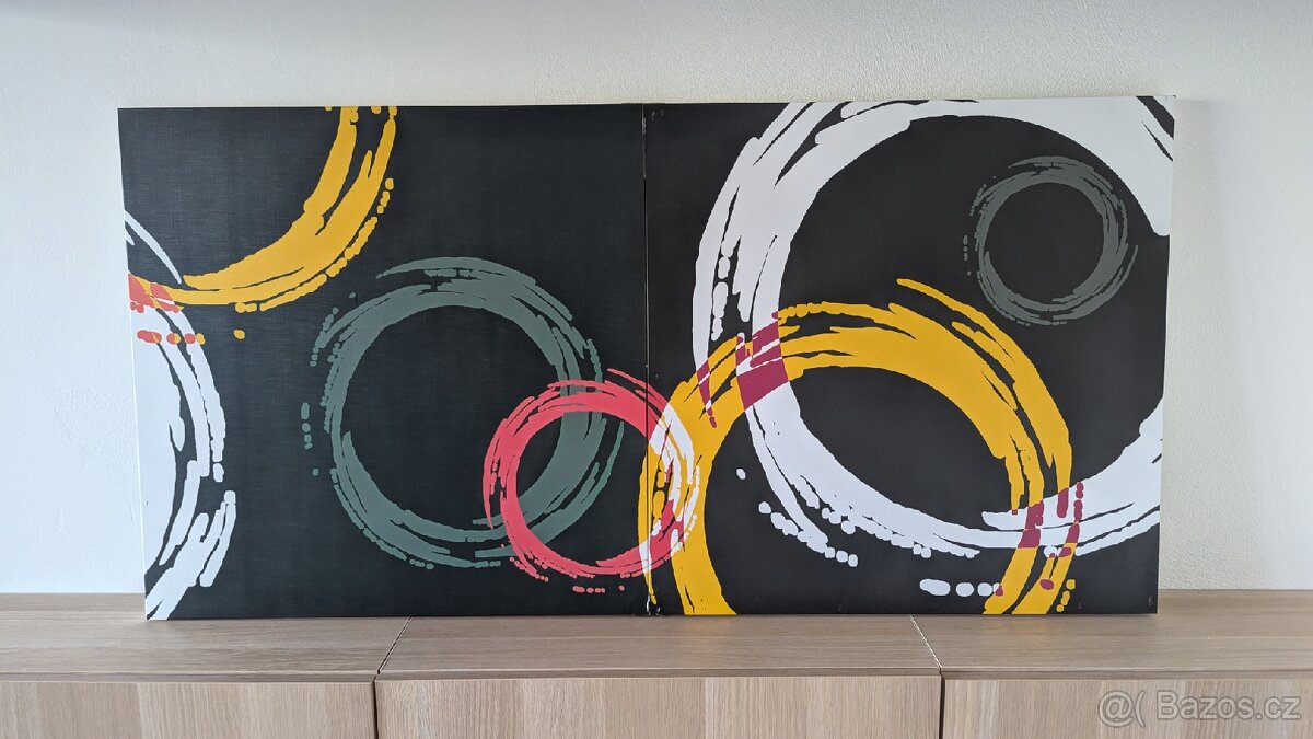 2 obrazy, každý 60x60cm