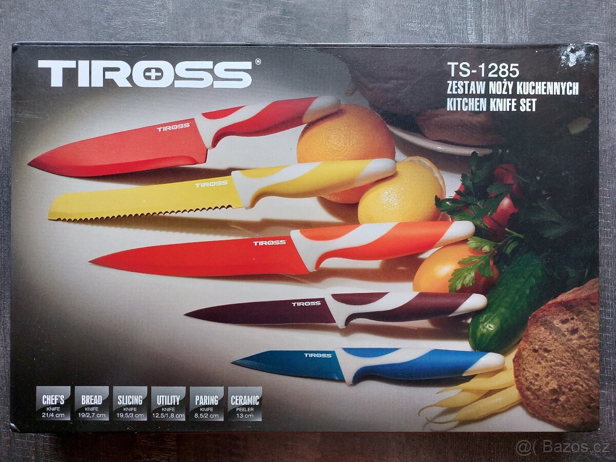 Sada nožů.