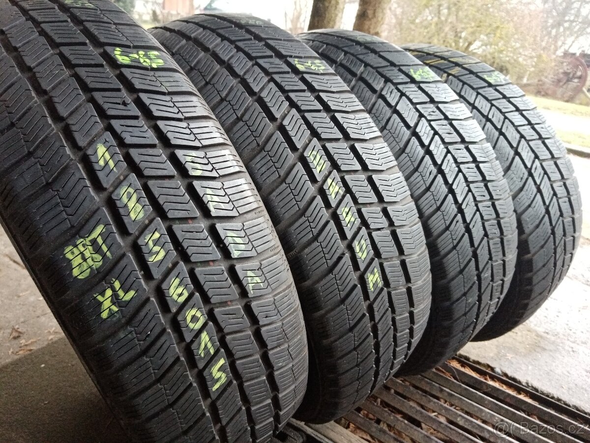 Zimní pneu 4kusy 185/60/15 vzorek 85% BARUM - dobírka možná