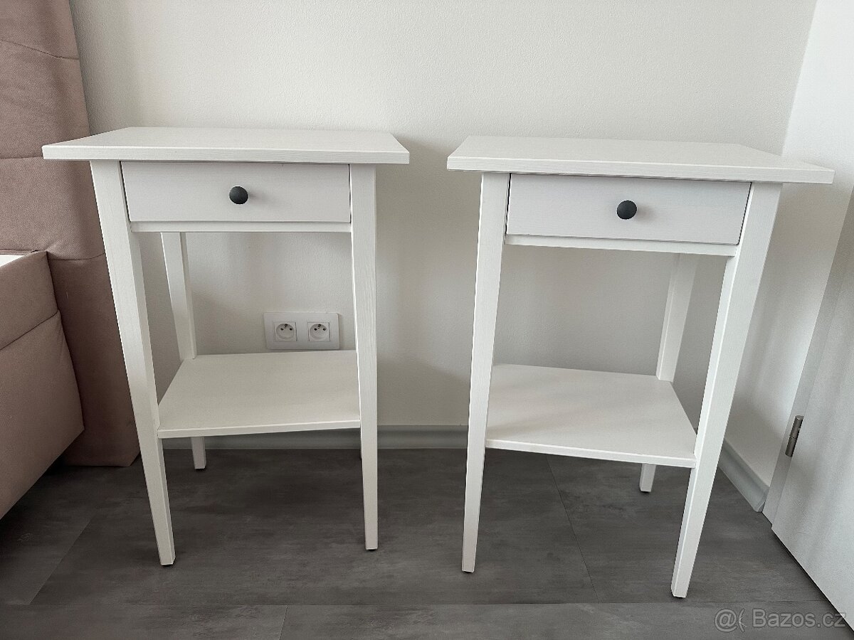 Dva nocni stolky Ikea HEMNES