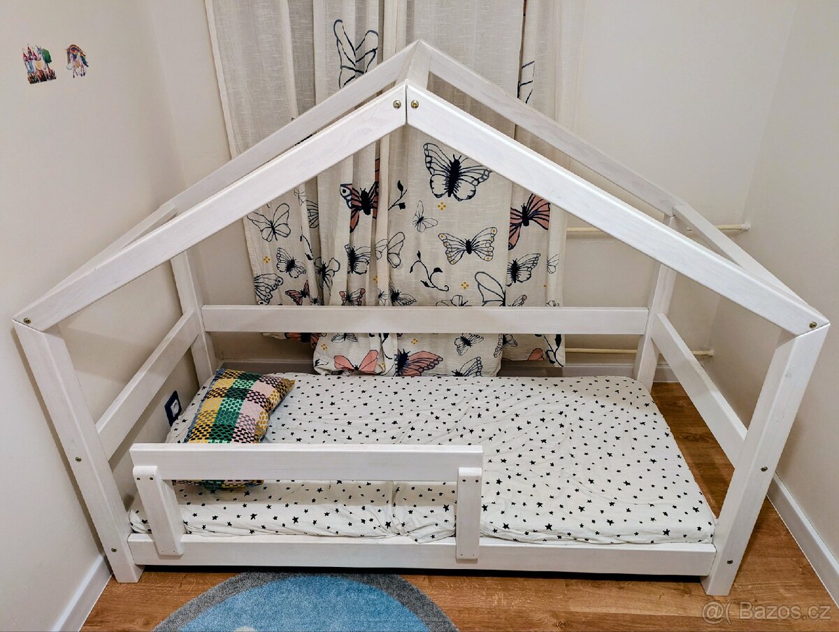 Stylová dětská domečková postel Benlemi