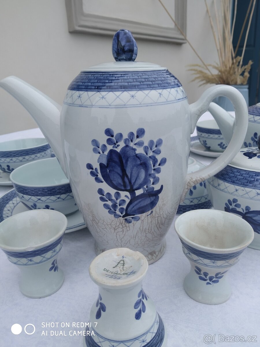 skandinávský servis Royal Copenhagen/Aluminia Tranquebar