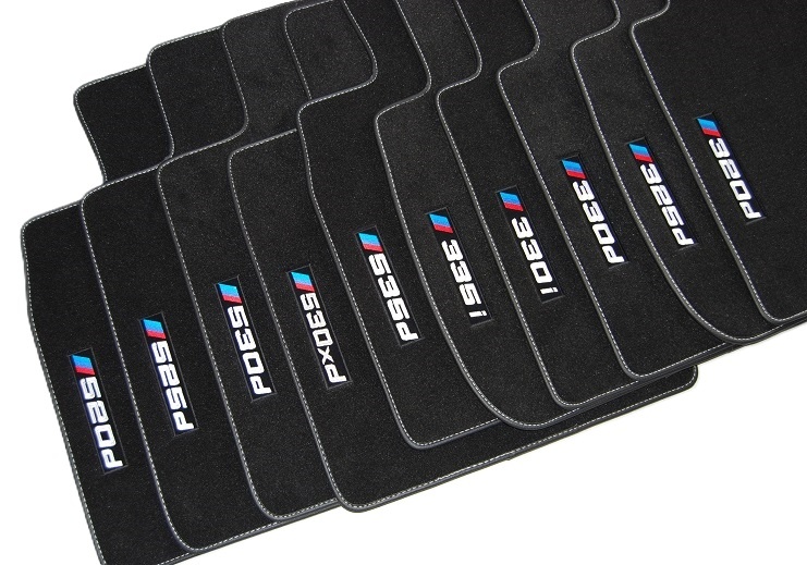 Luxusní celoroční Autokoberečky BMW s podkladem hrubé gumy