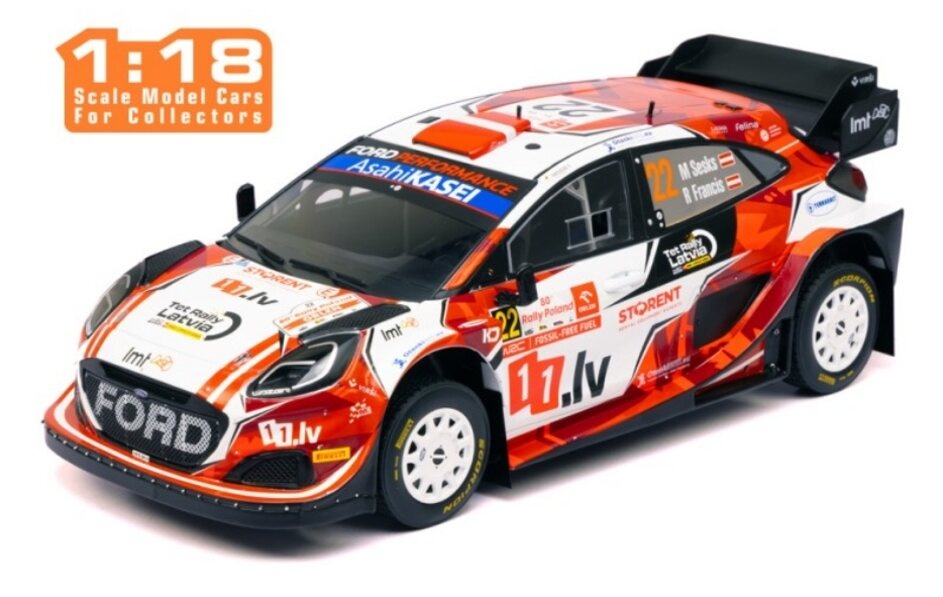 Modely Ford Puma Rally1 1:18 IXO
