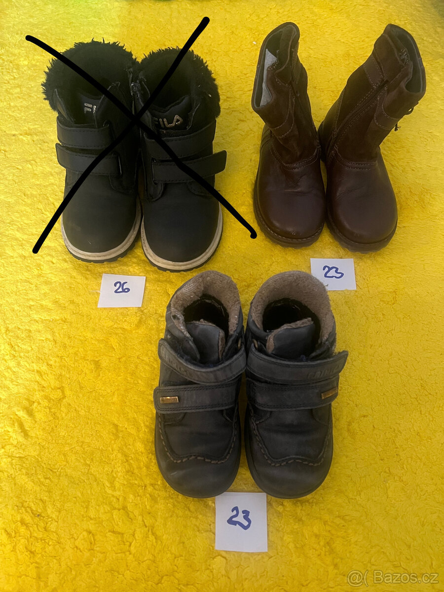 Zimní boty vel. 23