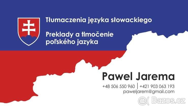 Preklady a tlmočenie do poľského jazyka. Poľský jazyk