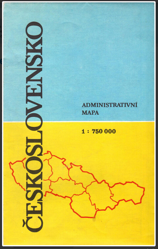 KOUPÍM mapy ČSSR z 80. let (podrobnosti v textu)