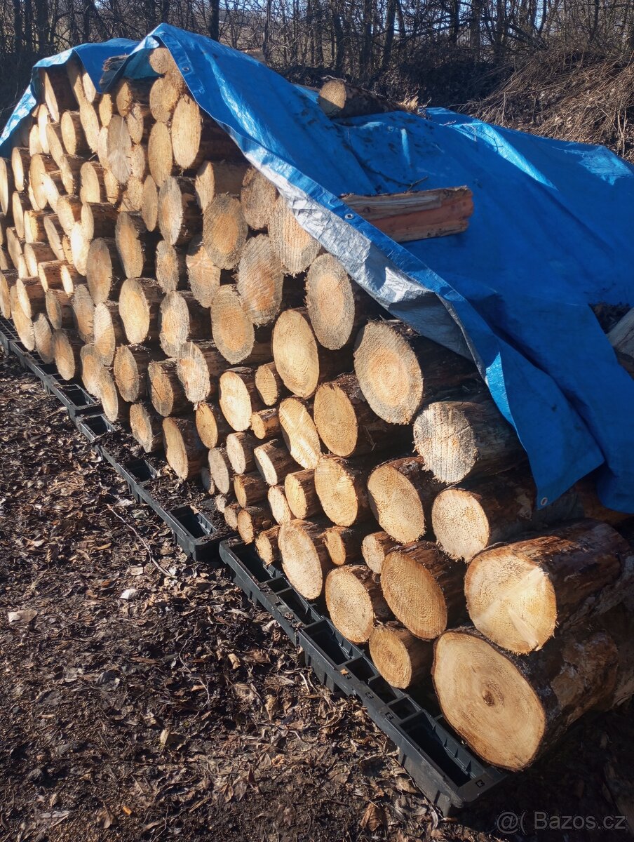 Palivové dřevo suché špalky 39cm