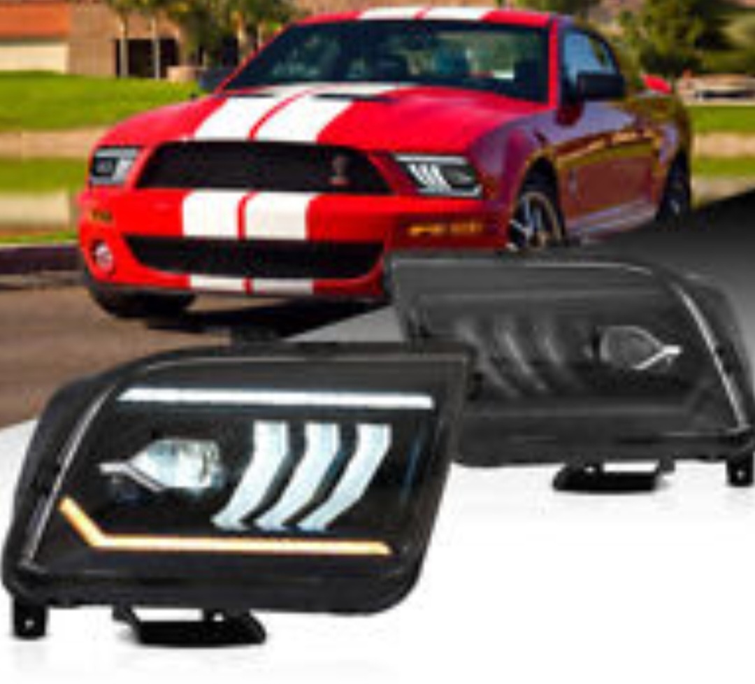 LED světlomety Ford Mustang
