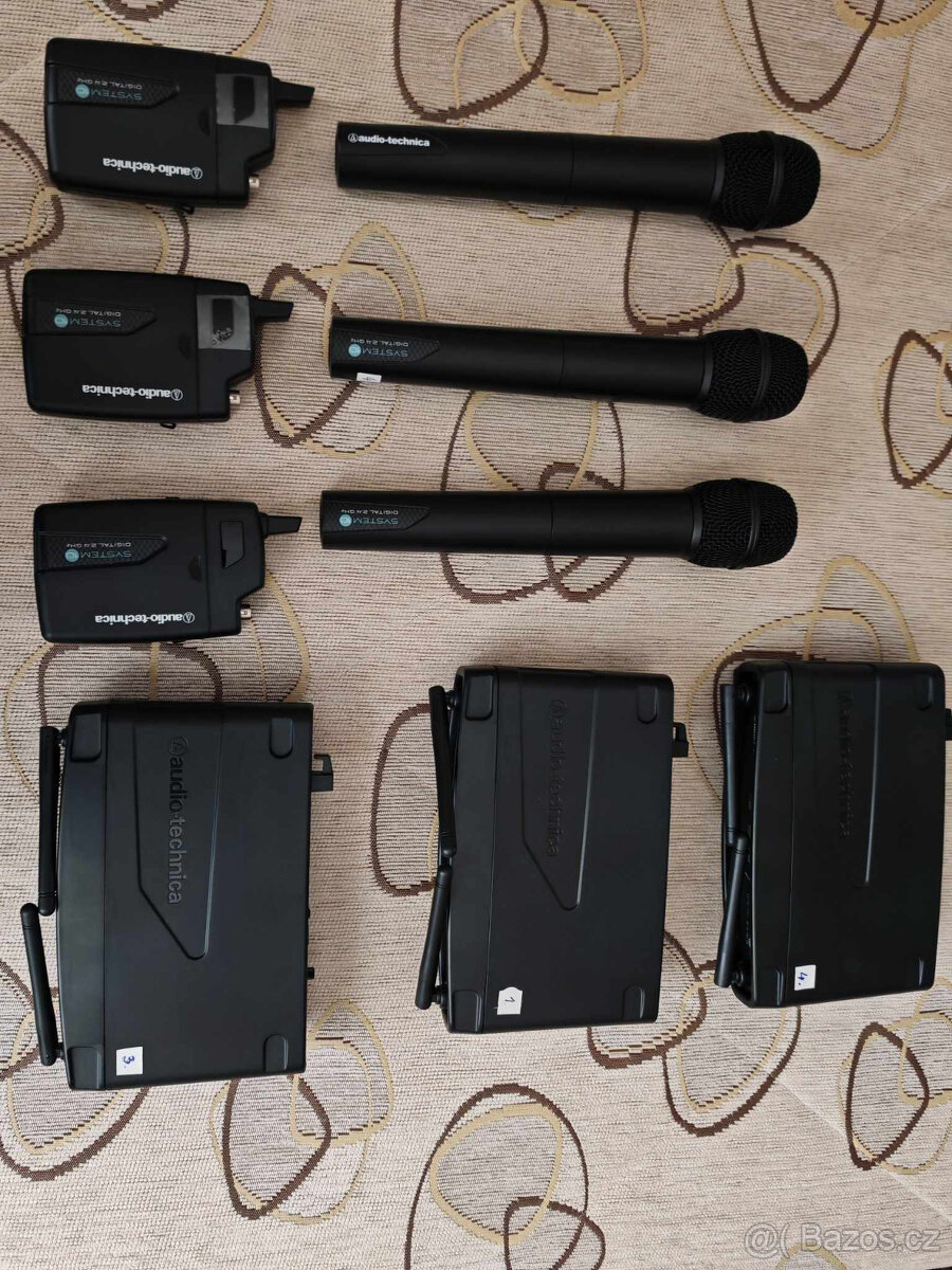 Bezdrátový mikrofon-Audio-Technica System 10