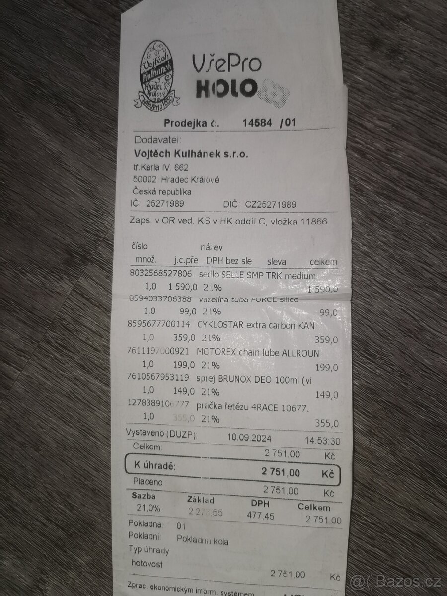 Prodam sedlo SMP