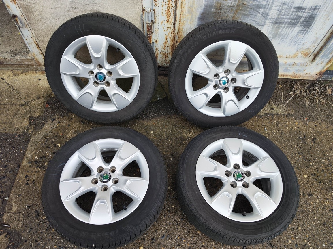 15"alu sada 5x100 origo Škoda Roomster Fabia 2 Polo Ibiza