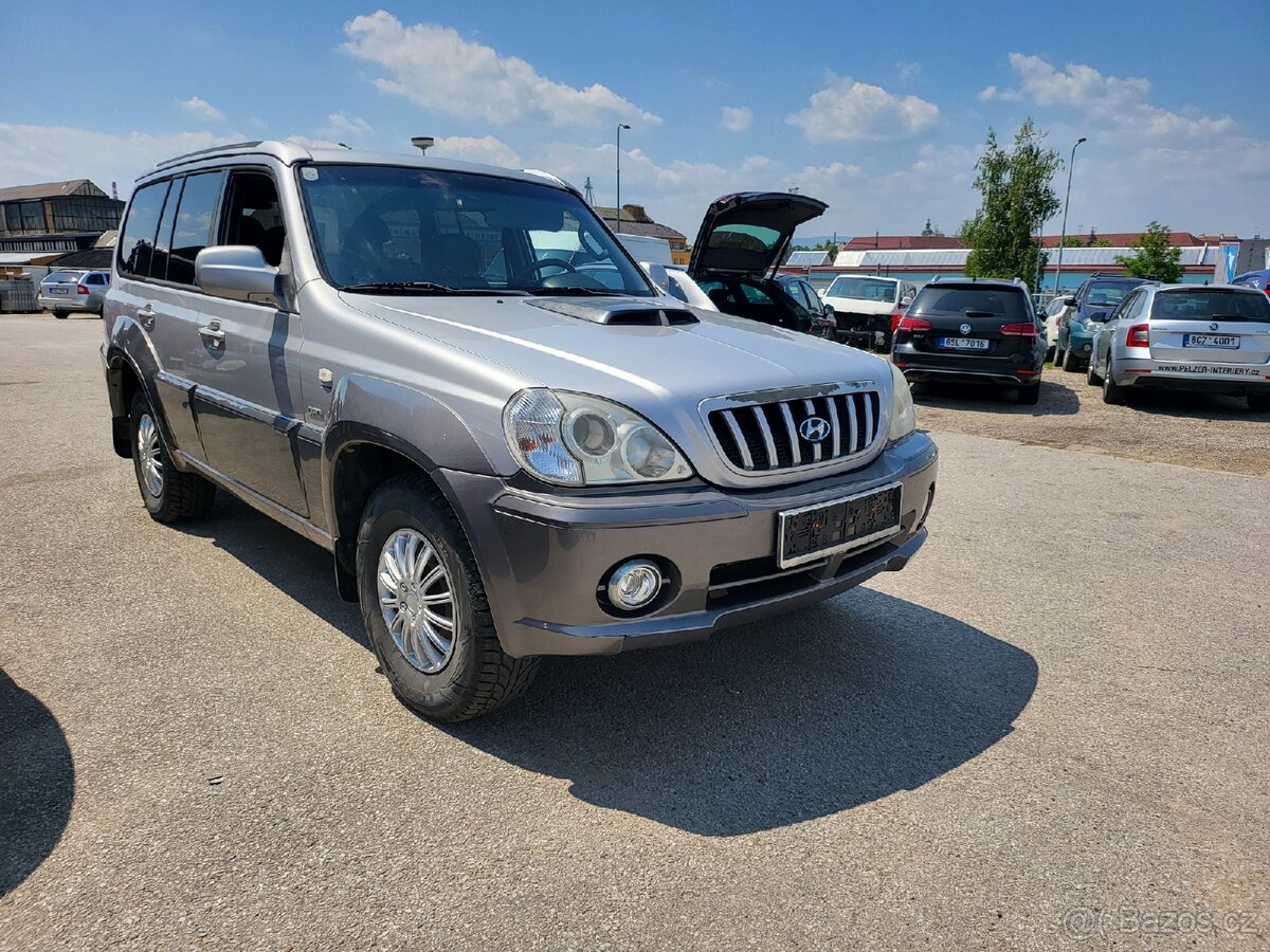 Hyundai Terracan 4x4, 2.9CRDi,110KW, nová STK.