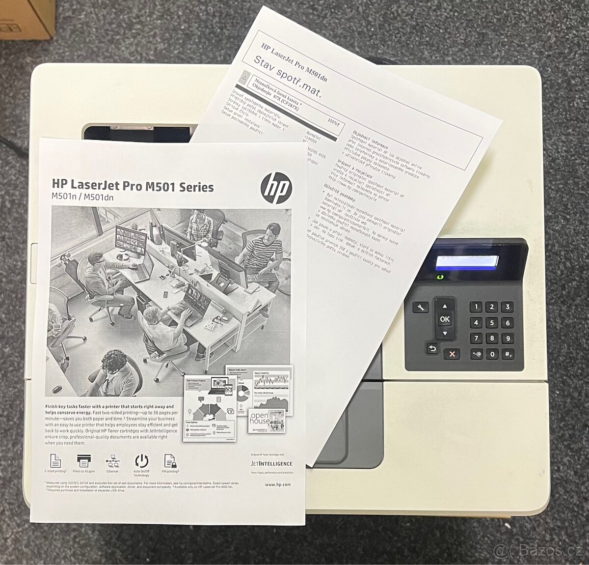 HP LJ Pro M501, výkonná laserová tiskárna