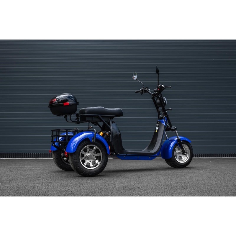 Elektrická tříkolka Leramotors C5, modrá