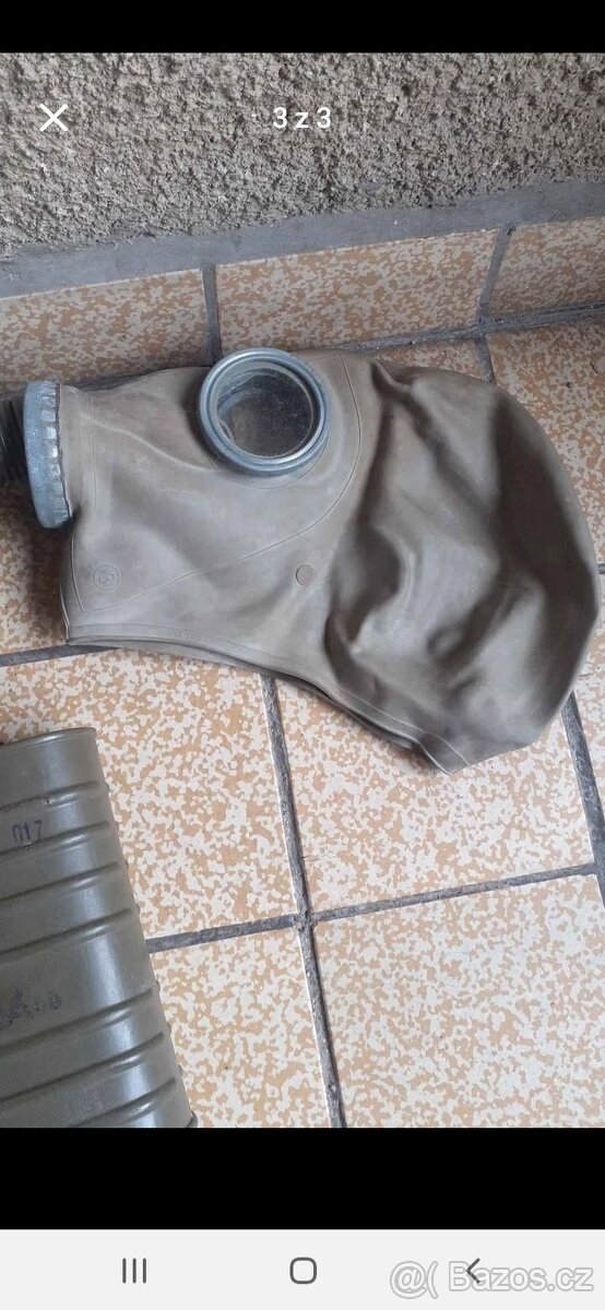 PRODÁM PLYNOVÁ MASKA KOMPLETNÍ NEPOUŽITÉ